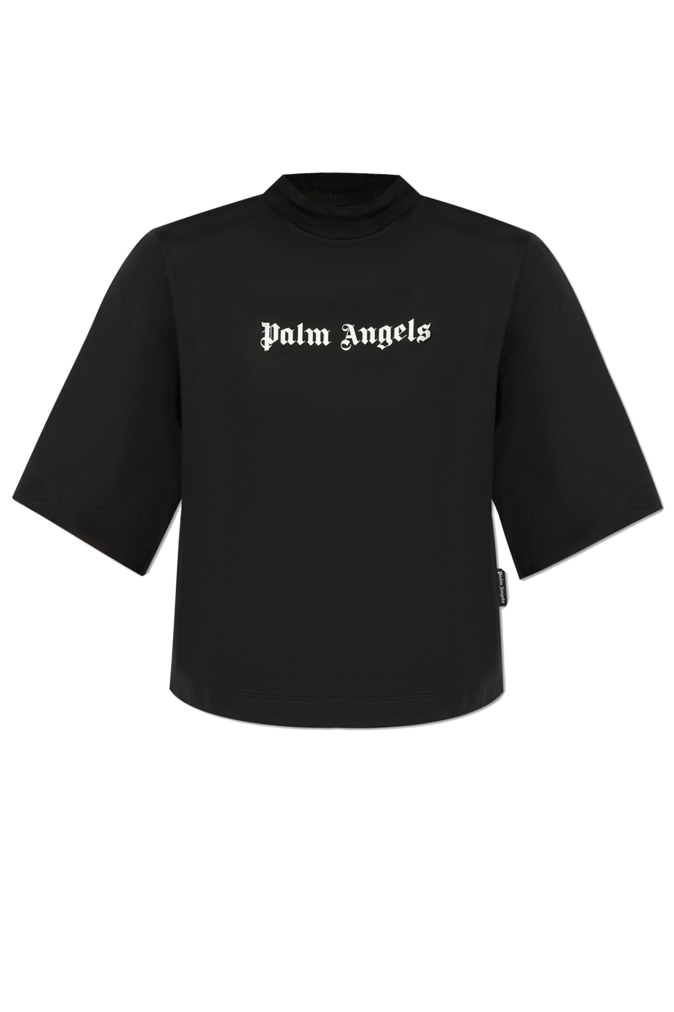 Palm Angels  PALM ANGELS ロゴ Tシャツ Palm Angels ロゴ Tシャツ | ブラック | FARFETCH JP